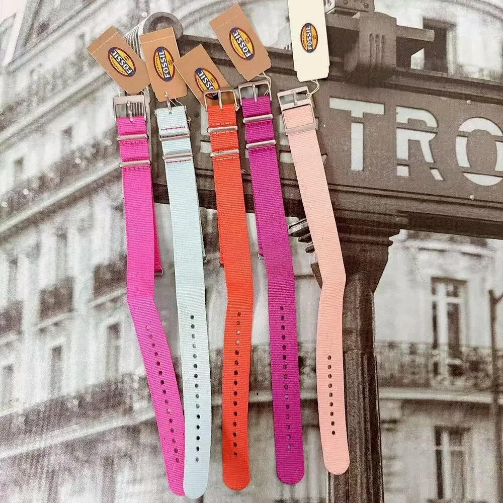 5‑Pack Fossil S181123 Nylon Watch Strap Sport Replacement Watch Bands